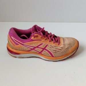 Asics Running Shoes - Orange Pink (Size US 10)